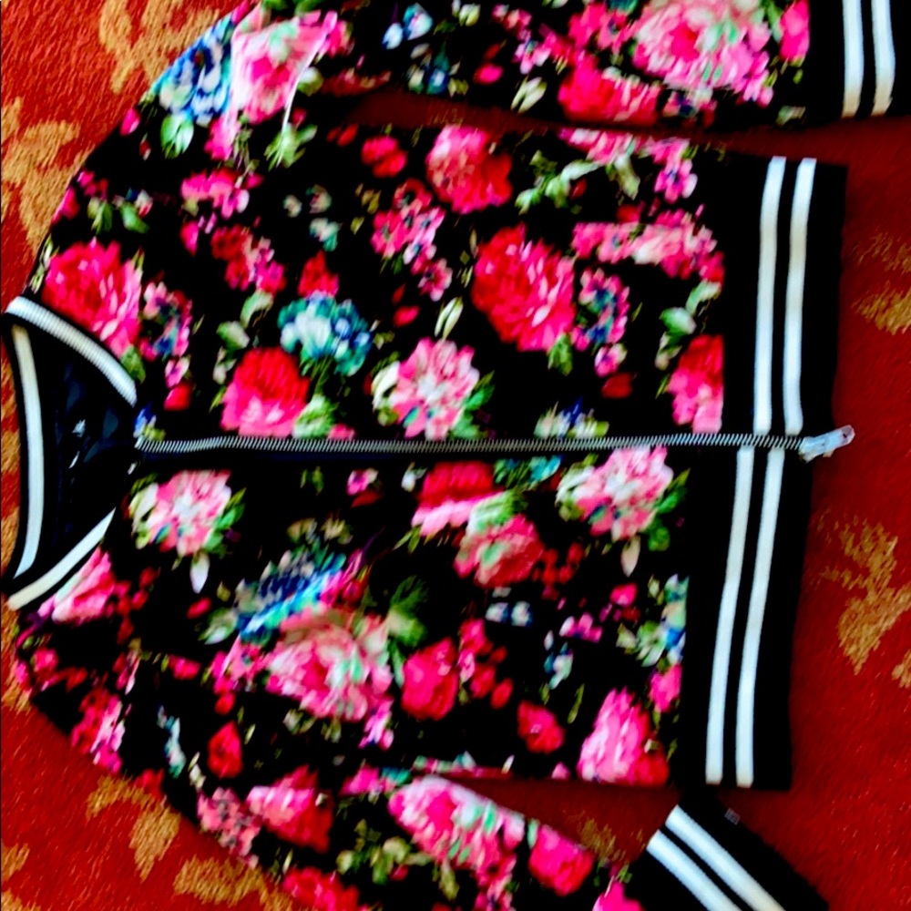 girls floral jacket